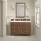 James Martin Vanities 48'' Single Vanity, Mid-Century Walnut w/ 3 CM White Zeus Quartz Top 424-V48-WLT-3WZ - alternate 7